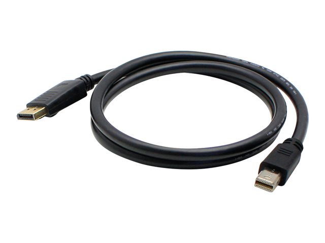 6FT MINI-DP 1.1 TO DP 1.2 M/M BLACK ADAPTER CABLE