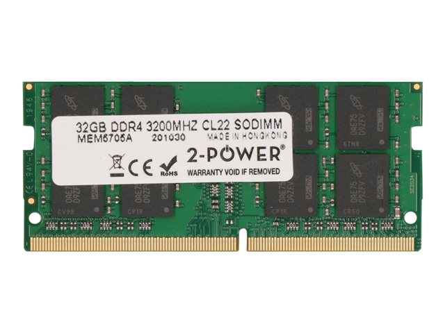 32GB DDR4 3200MHz CL22 SODIMM