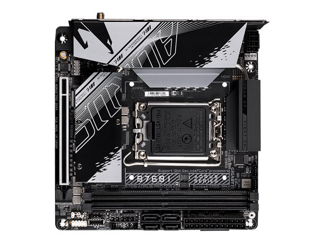 AORUS B760I PRO DDR4 - 1.0 - motherboard - mini ITX - LGA1700 Socket - B760