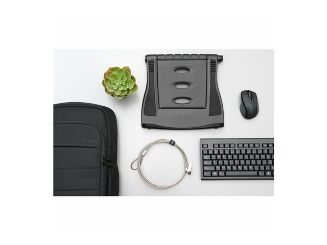 Kensington SmartFit Easy Riser - Notebook cooling pad - 17" - black
