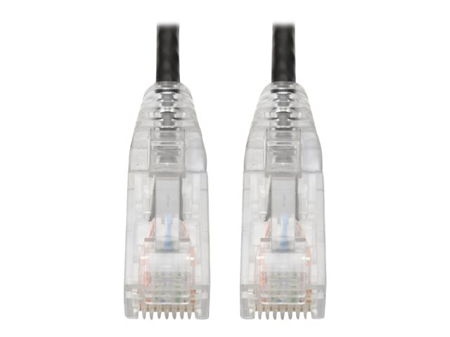 Eaton Tripp Lite Series Cat6 Gigabit Snagless Slim UTP Ethernet Cable (RJ45 M/M), PoE, Black, 1 ft. (0.31 m) - patch cable - 30.5 cm - black