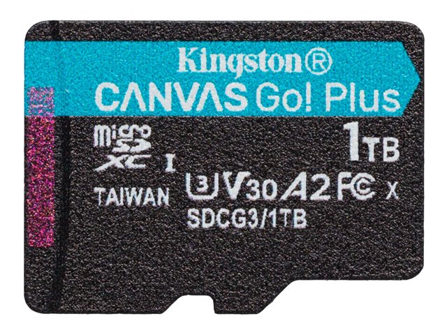 Kingston Canvas Go! Plus - flash memory card - 1 TB - microSDXC UHS-I