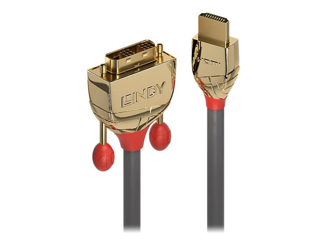 Lindy Gold Line adapter cable - HDMI / DVI - 5 m