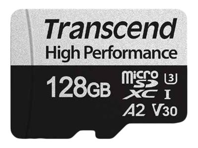 Transcend High Performance 330S - flash memory card - 128 GB - microSDXC UHS-I