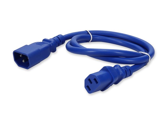 AddOn - power extension cable - IEC 60320 C13 to IEC 60320 C14 - 1.22 m