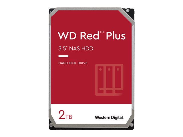 WD Red Plus WD20EFZX - hard drive - 2 TB - SATA 6Gb/s