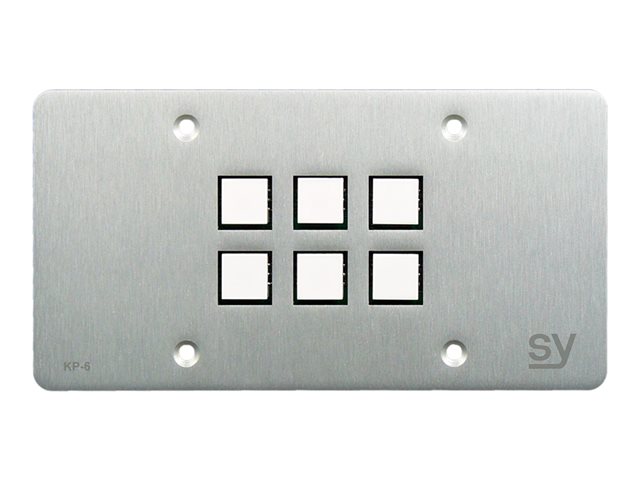 SY KP6 button panel - anodized