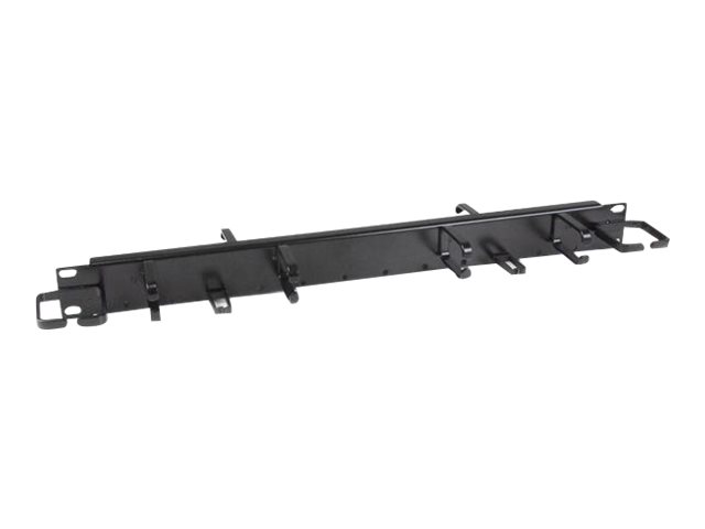 StarTech.com Server Rack Cable Management - 1U - Finger Ducts / D-Ring Hooks - rack cable management panel with cover - 1U