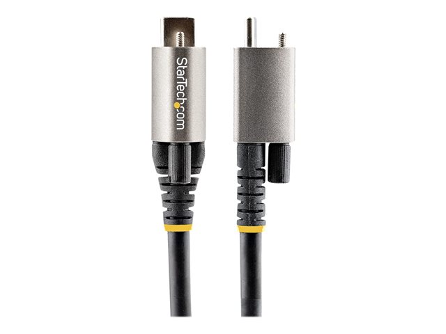 StarTech 3ft 1m Top Screw Locking USB C Cable 10Gbps, USB 3.1/3.2 Gen 2 Type-C Cable, 100W (5A) Power Delivery Charging, DP Alt Mode, Single Screw Lock, USB-C to C Cord, Charge/Sync - Thunderbolt 3 Compatible (USB31CCTLKV1M) - USB cable - USB-C (M) straig