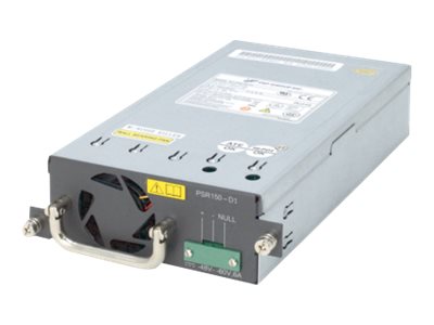 HPE X361 - Power supply - redundant (plug-in module) - DC -48 V - -60 V - 150 watt - for HPE 5500-24G-4SFP, 5500-24G-SFP, 5500-48G-4SFP