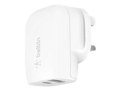 Belkin BoostCharge power adapter - USB, 24 pin USB-C - 37 Watt