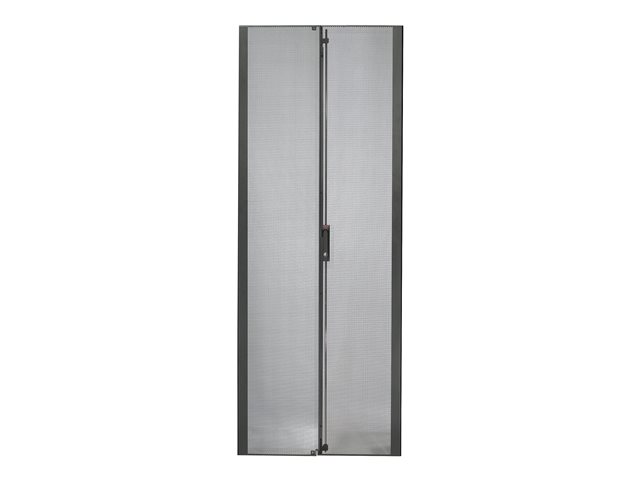 NetShelter SX 42U 600mm Wide Perforated Split Doors Black