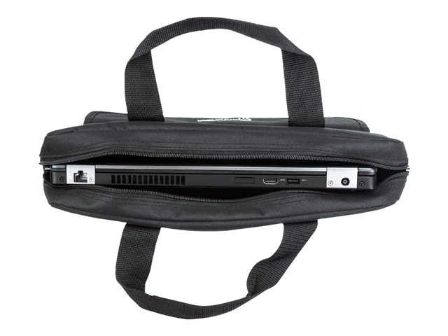 LONDON LAPTOP BAG 15.6IN BLACK- TOP LOADER