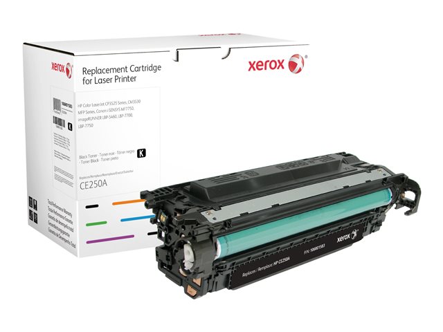 Xerox - Black - compatible - toner cartridge (alternative for: HP CE250A) - for HP Color LaserJet CM3530, CM3530fs, CP3525, CP3525dn, CP3525n, CP3525x, CP3527, CP3529