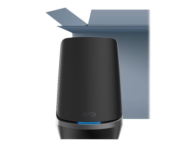 NETGEAR Orbi RBKE963B - Wi-Fi system - (router, 2 extenders) - up to 6,500 sq.ft - mesh 10GbE, 2.5GbE - Wi-Fi 6E - Multi-Band