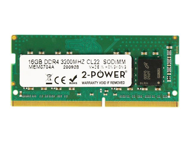 16GB DDR4 3200MHz CL22 SODIMM
