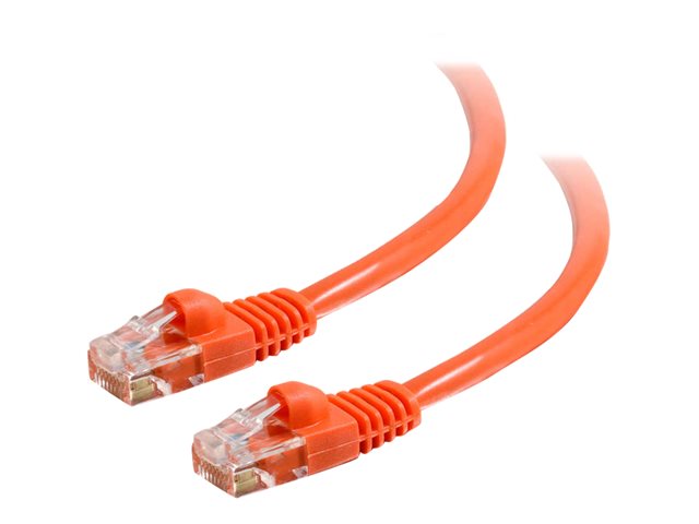 C2G Cat5e Booted Unshielded (UTP) Network Patch Cable - patch cable - 10 m - orange