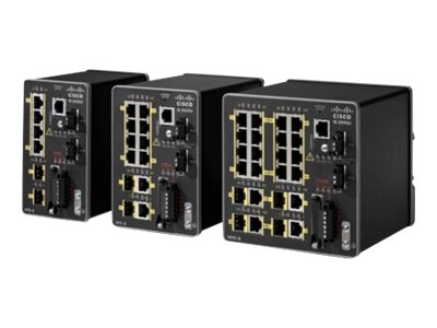 Cisco Industrial Ethernet 2000U Series - Switch - Managed - 8 x 10/100 + 2 x combo Gigabit SFP - DIN rail mountable