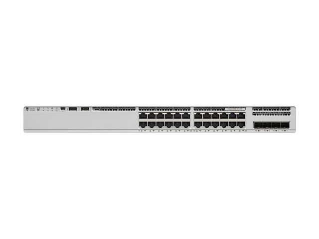 Cisco Catalyst 9200L - Network Advantage - switch - L3 - 24 x 10/100/1000 + 4 x 10 Gigabit SFP+ (uplink) - rack-mountable