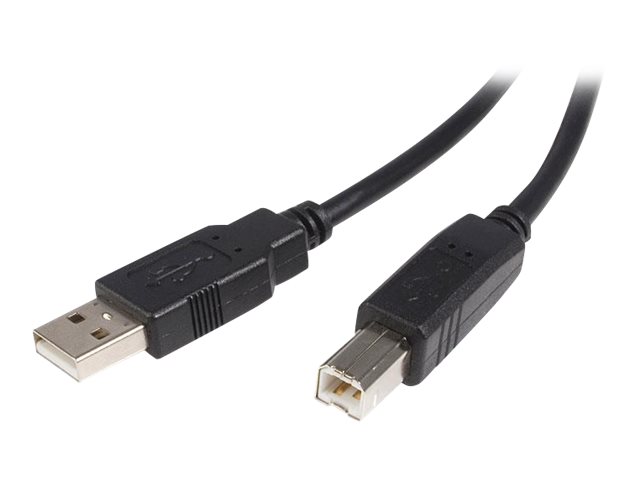 StarTech 2m USB 2.0 A to B Cable M/M - USB cable - USB (M) to USB Type B (M) - USB 2.0 - 2 m - black