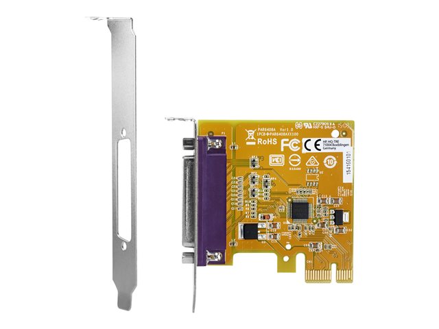 HP - Parallel adapter - PCI Express x1 - for HP 280, Z1 G9, Elite 600 G9, 800 G9, EliteDesk 80X G8, Pro 400 G9, Workstation Z2 G9
