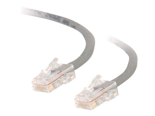C2G Cat5e Non-Booted Unshielded (UTP) Network Crossover Patch Cable - crossover cable - 5 m - grey