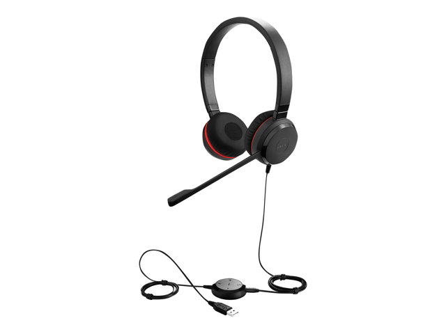 Jabra Evolve 30 II MS stereo - headset - USB, 3.5 mm jack