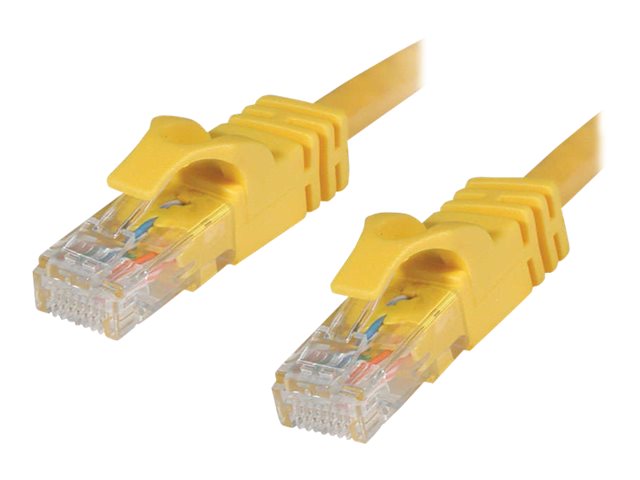 C2G Cat6 Booted Unshielded (UTP) Network Patch Cable - Patch cable - RJ-45 (M) to RJ-45 (M) - 10 m - UTP - CAT 6 - molded, snagless, stranded - yellow