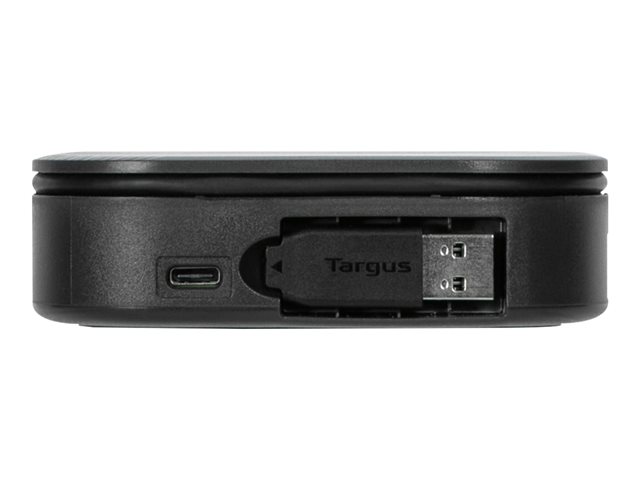 Targus USB-C Universal Dual HD Docking Station with 80W PD Pass-Thru - Docking station - USB-C 3.2 Gen 2 - 2 x HDMI - GigE - TAA Compliant