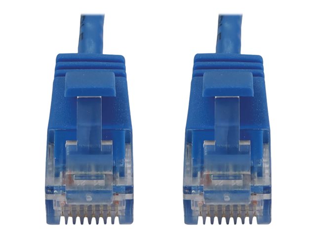 Eaton Tripp Lite Series Cat6a 10G Snagless Molded Slim UTP Ethernet Cable (RJ45 M/M), PoE, Blue, 6 in. (15 cm) - network cable - 15 cm - blue