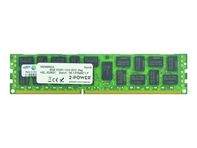 2-Power - DDR3L - module - 8 GB - DIMM 240-pin - 1333 MHz / PC3L-10600 - registered