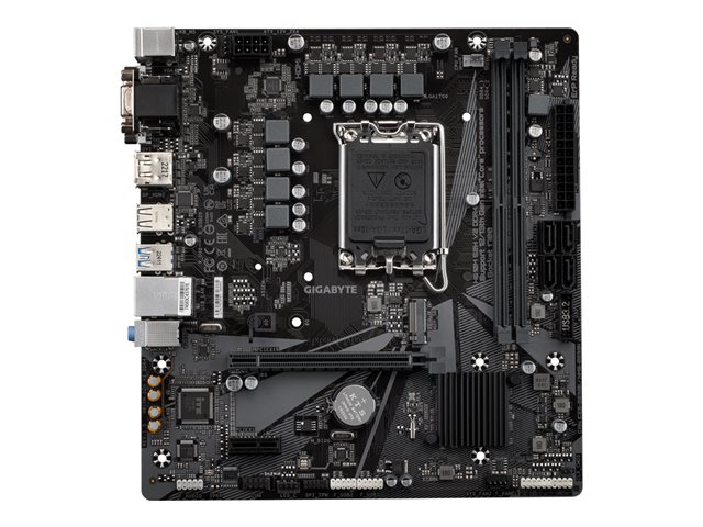 Gigabyte H610M S2H V2 DDR4 - 1.0 - motherboard - micro ATX - LGA1700 Socket - H610
