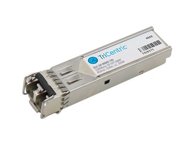 TriCentric Cisco GLC-SX-MMD Compatible SFP Transceiver - SFP (mini-GBIC) transceiver module (equivalent to: Cisco GLC-SX-MMD) - 1GbE - 1000Base-SX - LC multi-mode - up to 550 m - 850 nm - for Cisco 38XX, Catalyst 3560, ESS9300, Integrated Services Router