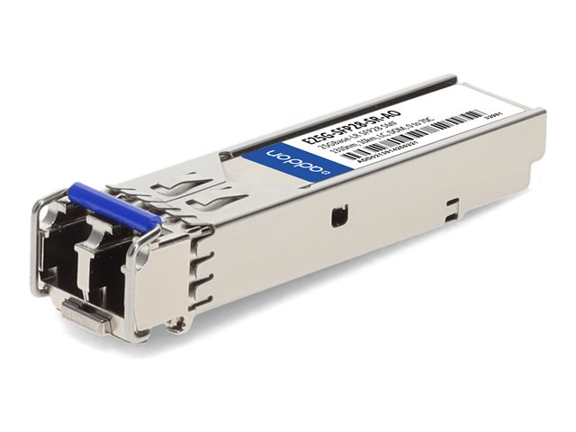 AddOn - SFP28 transceiver module (equivalent to: Intel E25GSFP28SR) - 25GbE - 25GBase-SR - LC multi-mode - up to 100 m - 850 nm - TAA Compliant - for P/N: 3HE14834AA-C-AO, J9150E-AO, R9D18A-AO, TN-10GSFP-SR-AO