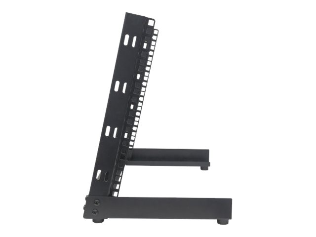 Intellinet Network Rack, Open Frame (Desktop), 12U, Usable Width 465mm, Black, Flatpack, 19", Three Year Warranty - open frame rack - 12U