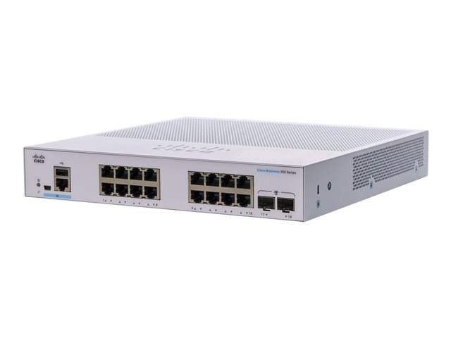 Cisco Business 350 Series CBS350-16T-2G - switch - 16 ports - Managed - rack-mountable