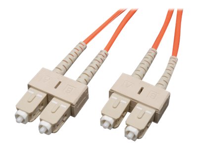 Eaton Tripp Lite Series Duplex Multimode 62.5/125 Fiber Patch Cable (SC/SC), 0.3M (1 ft.) - patch cable - 0.3 m - orange
