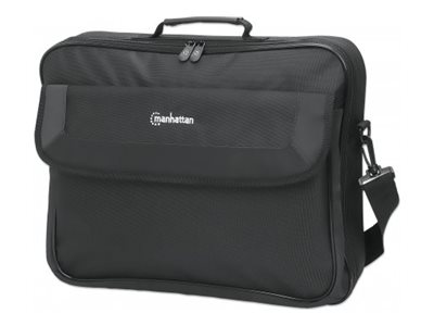 CAMBRIDGE LAPTOP BAG 17.3IN- BLACK CLAMSHELL