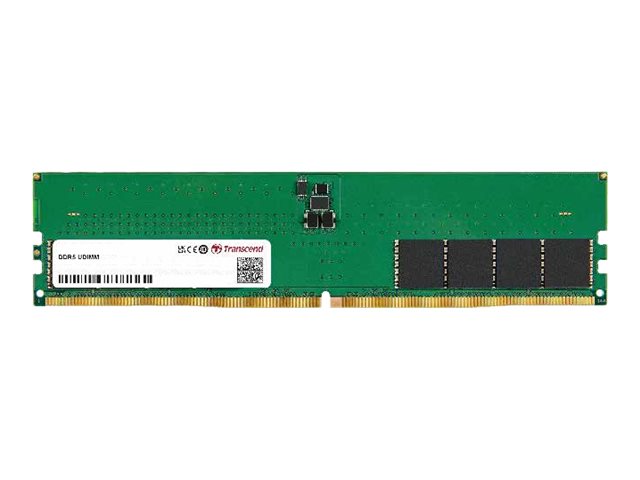 Transcend - DDR5 - module - 16 GB - DIMM 288-pin - 5600 MHz / PC5-44800 - CL46 - 1.1 V - unbuffered - on-die ECC
