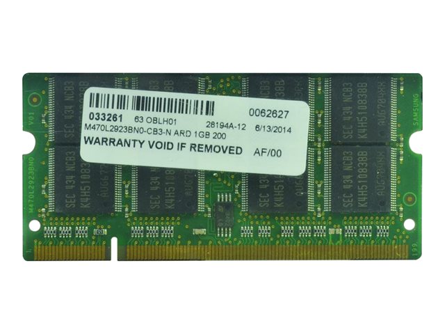 2-Power - DDR - module - 1 GB - SO-DIMM 200-pin - 333 MHz / PC2700 - unbuffered