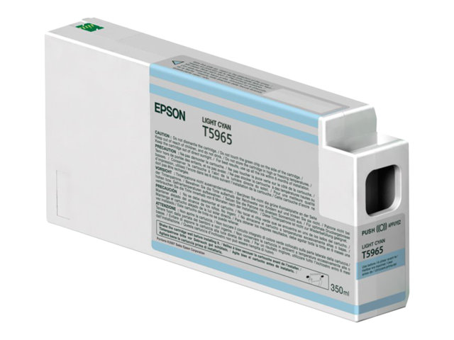 Epson Ink Cartridges, Ultrachrome HDR, T596500, Singlepack, 1 x 350.0 ml Light Cyan