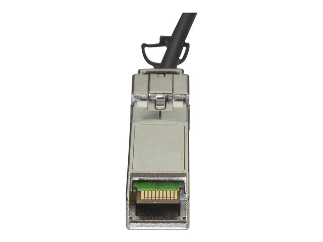 StarTech.com MSA Uncoded Compatible 5m 10G SFP+ to SFP+ Direct Attach Breakout Cable Twinax, 10 GbE SFP+ Copper DAC 10 Gbps Low Power Passive Transceiver Module DAC, 10GE Breakout Cable - Lifetime Warranty (SFP10GPC5M) - 10GBase direct attach cable - 5 m 