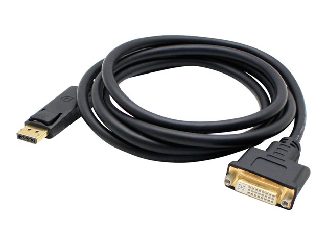 AddOn 8in DisplayPort to DVI-I Adapter Cable - DisplayPort adapter - 20 cm