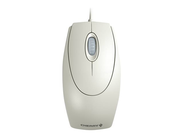 CHERRY WheelMouse - Mouse - right and left-handed - optical - 3 buttons - wired - PS/2, USB - light grey
