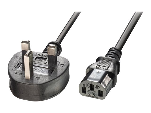 10M MAINS POWER CABLE UK 3 PIN PLUG TO IEC C13