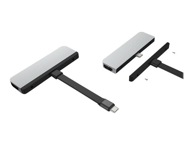 HyperDrive 6-in-1 Hub - docking station - USB-C - HDMI