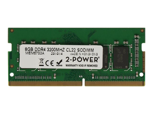 8GB DDR4 3200MHz CL22 SODIMM