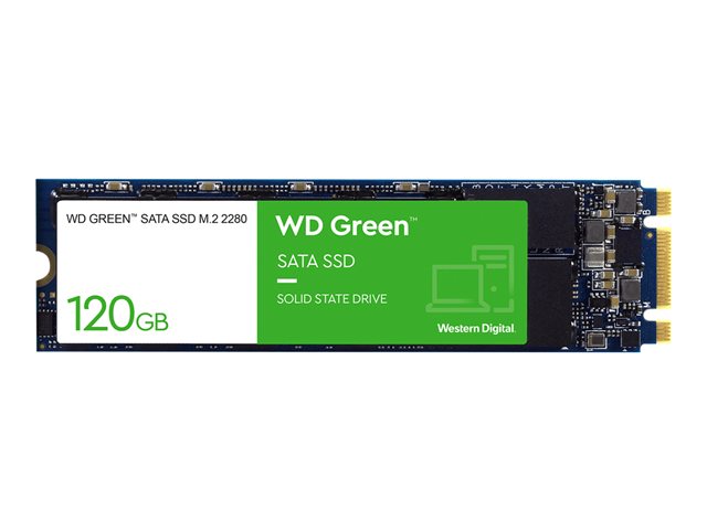 WD Green PC SSD WDS120G2G0B - SSD - 120 GB - internal - M.2 2280 - SATA 6Gb/s