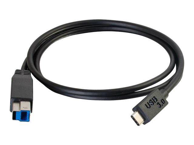 C2G 3m USB 3.1 Gen 1 USB Type C to USB B Cable M/M - USB C Cable Black - USB-C cable - USB Type B to USB-C - 3 m