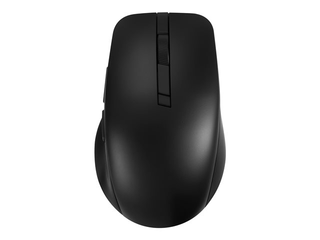 ASUS SmartO MD200 - Mouse - optical - 6 buttons - wireless - 2.4 GHz, Bluetooth 5.0 - USB wireless receiver - secret black
